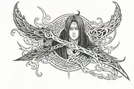 Itachi Uchiha tattoo design idea