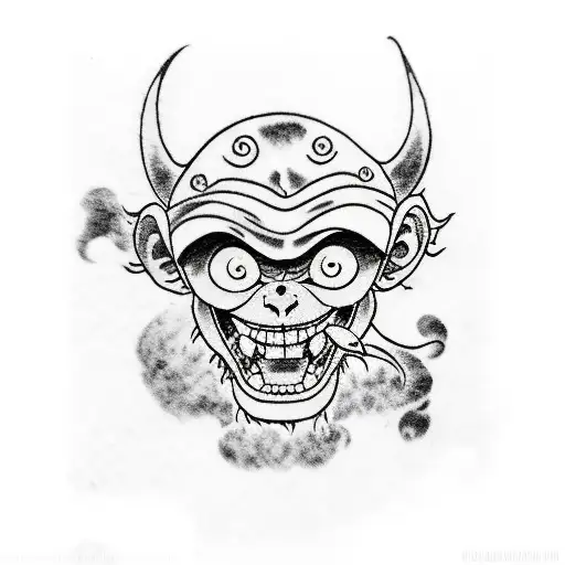 Monkey D. Luffy  tattoo design idea