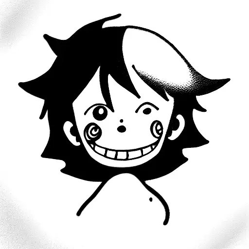 Monkey D. Luffy  tattoo design idea