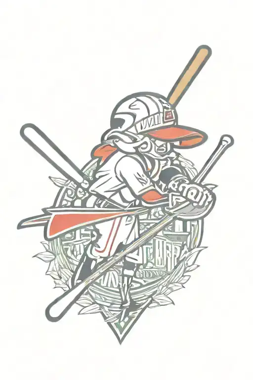 atlanta braves logo tattoo design idea