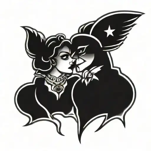 Urban love 2 tattoo design idea