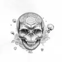 Metal Hand Skull tattoo design idea