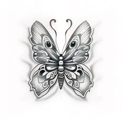 Butterfly effect tattoo design idea