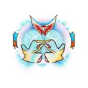 Symbolic representation of the meeting between me and my best friend who changed my whole life in the best way tattoo design idea