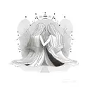 Symbolic representation of the meeting between me and my best friend who changed my whole life in the best way tattoo design idea