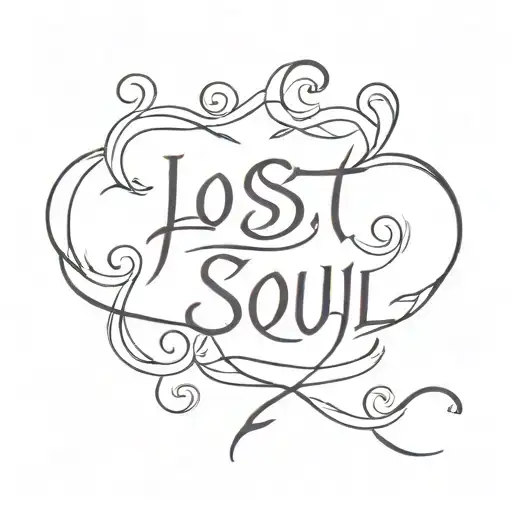 "lost soul" tattoo design idea