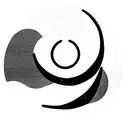 crescent moon with sea waves third eye awakening and transformation  tattoo design idea