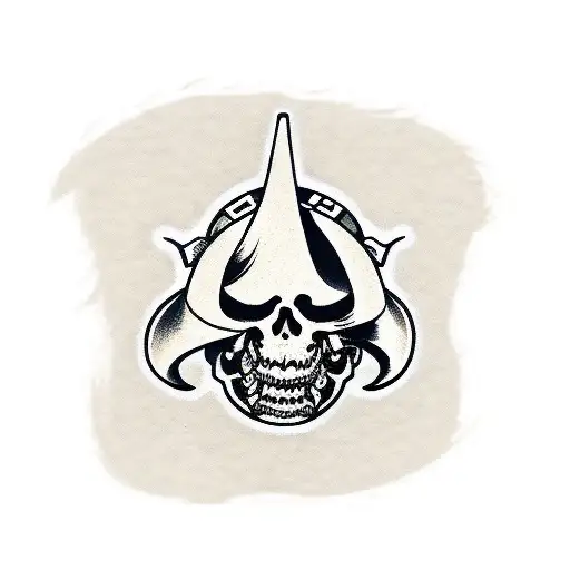 japanese Reaper death seal  tattoo design idea