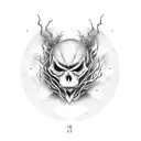 shinigami tattoo design idea