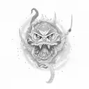 shinigami tattoo design idea