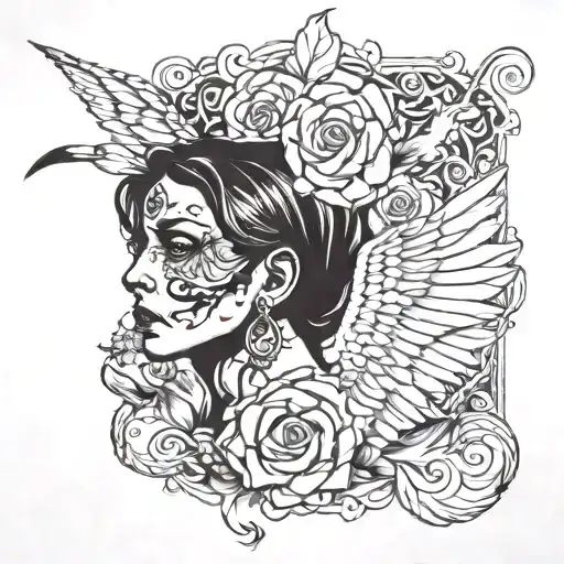 tattoo to go along with “everything meant to be is bound to stay” tattoo design idea