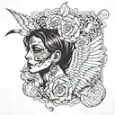 tattoo to go along with “everything meant to be is bound to stay” tattoo design idea