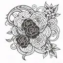 tattoo to go along with “everything meant to be is bound to stay” tattoo design idea