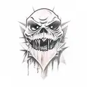 Cool and angry tatoo for Dungeon and Dragons tattoo design idea