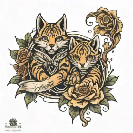 my sons Jaxon and Aiden   tattoo design idea