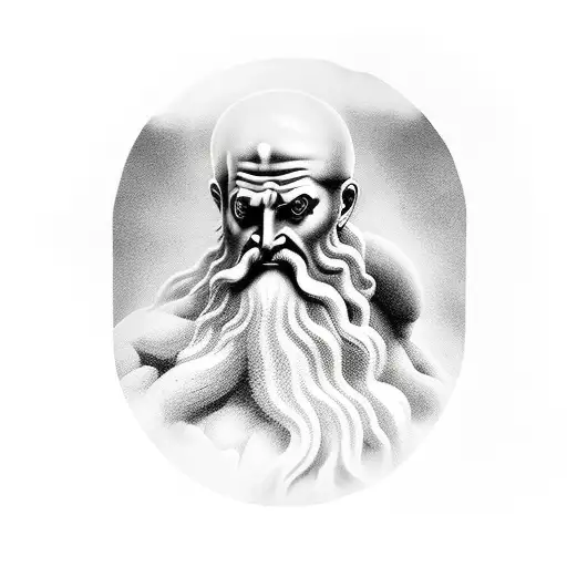 Hephaestus greek god tattoo design idea