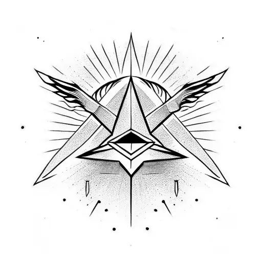  illuminati sign tattoo design idea