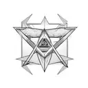  illuminati sign tattoo design idea