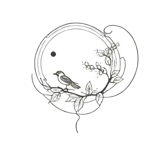 sibling tattoo nature or music related  tattoo design idea