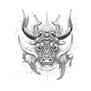 taurus hell  tattoo design idea