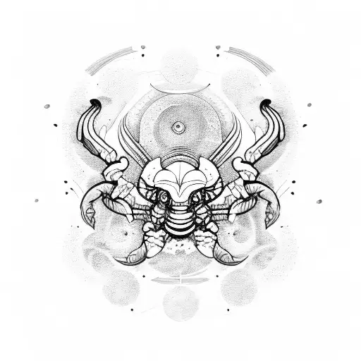 Geminis with scorpio and leo (signe)  tattoo design idea