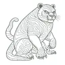 tai lung from kung fu panda  tattoo design idea