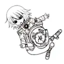 Ukraine, war tattoo design idea