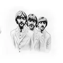 the Beatles  tattoo design idea