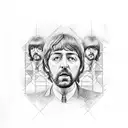 the Beatles  tattoo design idea