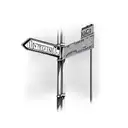name street sign on a street corner tattoo design idea