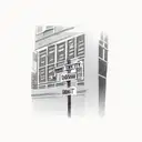 name street sign on a street corner tattoo design idea