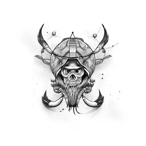 fisherman tattoo design idea