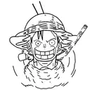 Luffy's straw hat tattoo design idea