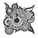 Incorporate traditional Maori Puhoro patterns into a sleeve tattoo design tattoo design idea