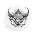 999 letters tattoo design idea