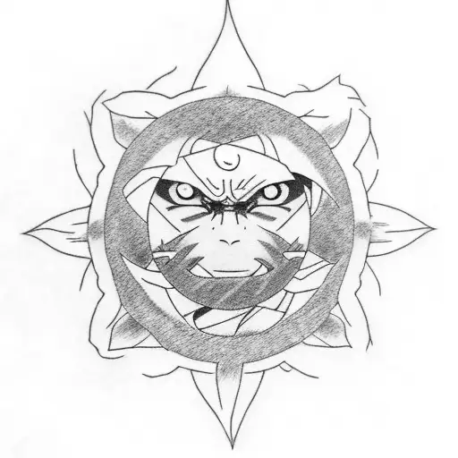 Naruto sharingan rinnegan tattoo design idea