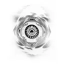 Naruto sharingan rinnegan tattoo design idea