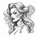 jessica rabbit tattoo design idea