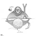 Sisyphus  tattoo design idea