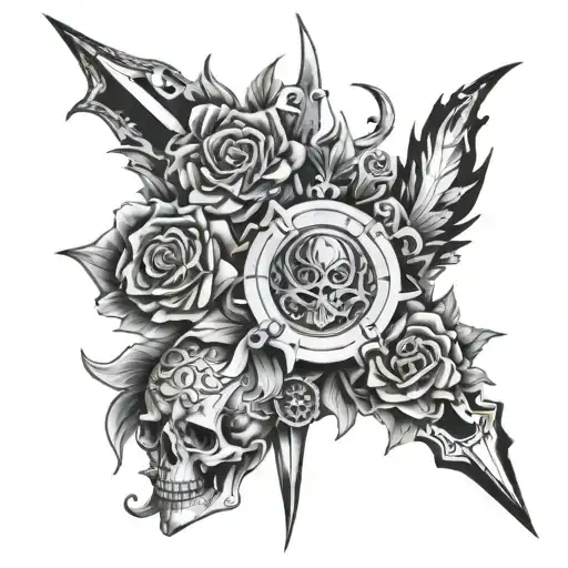 cuatro jinetes del apocalipsis tattoo design idea
