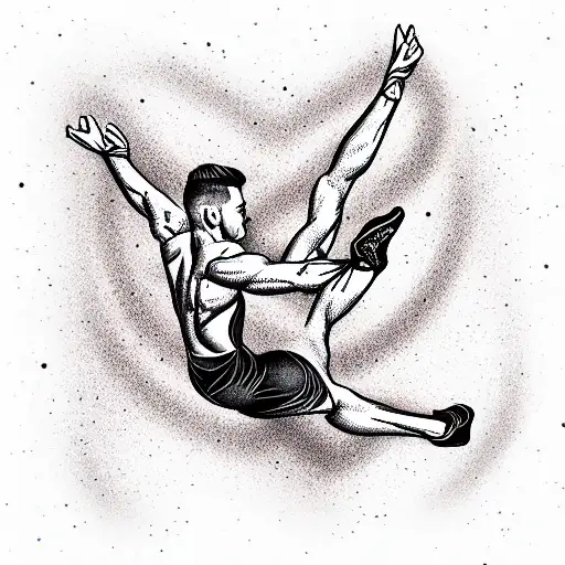 Men's Gymnastics tattoo design idea