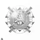 Ajax logo with a twist tattoo design idea