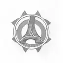 Ajax logo with a twist tattoo design idea