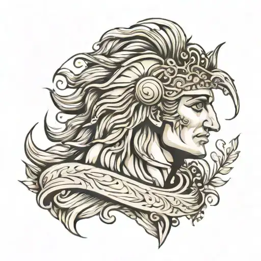 sleeve tattoo alexander the great  tattoo design idea
