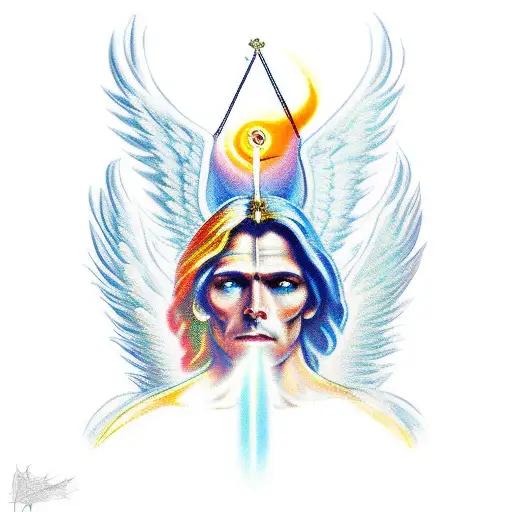St. Michael the Archangel tattoo design idea