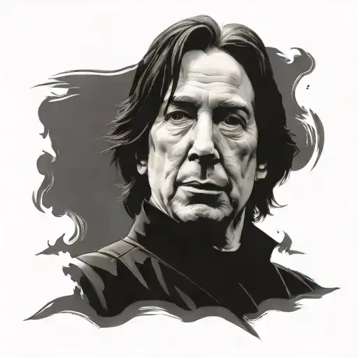 Alan Rickman as Severus Snape. tattoo design idea