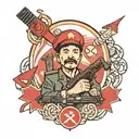 communist tattoo design idea