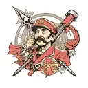 communist tattoo design idea