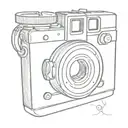 camera lgbt finally free tattoo design idea