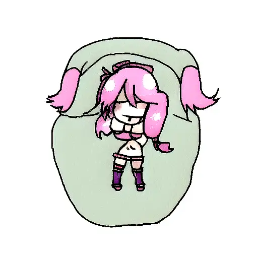 boobies anime girl tattoo design idea